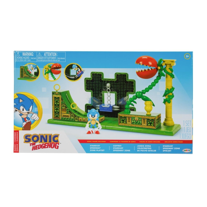 JAKKS Pacific Sonic the Hedgehog 2,5 tommers lekesett Stardust Speedway Zone i gruppen LEKER, BARN OG BABY / Leker / Lekesett hos TP E-commerce Nordic AB (C81990)