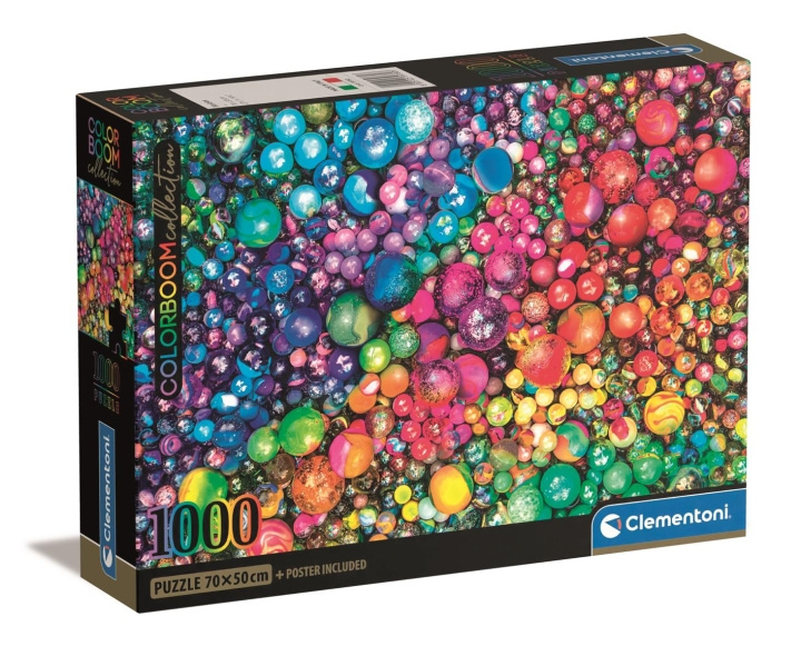 Clementoni 1000 stk CB Colorboom-kuler av høy kvalitet i gruppen SPORT, FRITID & HOBBY / Hobby / Puslespill hos TP E-commerce Nordic AB (C82029)