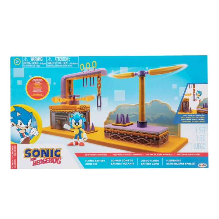 JAKKS Pacific Sonic the Hedgehog 2,5 tommers lekesett Flying Battery Zone i gruppen LEKER, BARN OG BABY / Leker / Lekesett hos TP E-commerce Nordic AB (C82032)