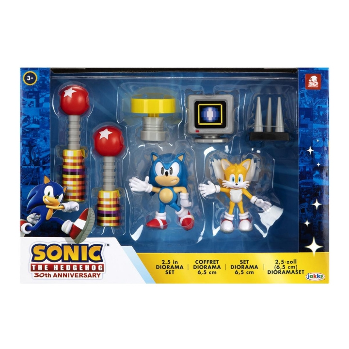JAKKS Pacific Sonic the Hedgehog 2,5 tommers diorama-sett 30-årsjubileum i gruppen LEKER, BARN OG BABY / Leker / Figurer, miniatyrer og tilbehør hos TP E-commerce Nordic AB (C82056)