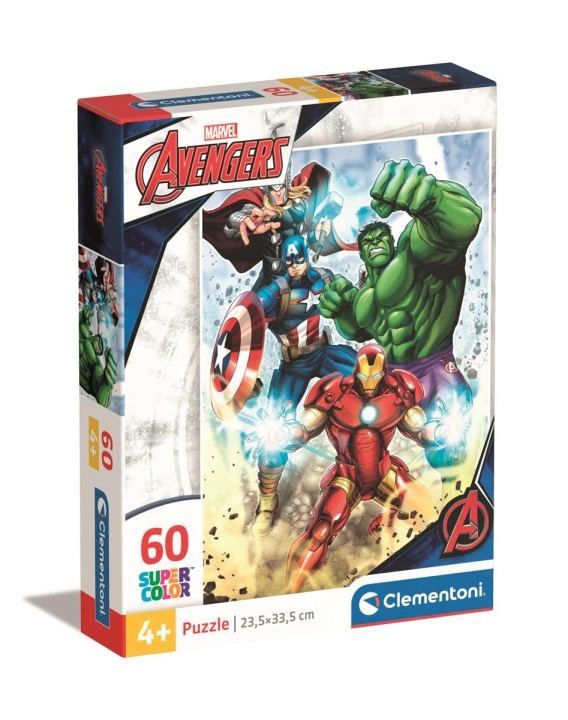 Clementoni 60 brikker Puslespill Barn Marvel Avengers i gruppen LEKER, BARN OG BABY / Leker / Barnas puslespill hos TP E-commerce Nordic AB (C82060)