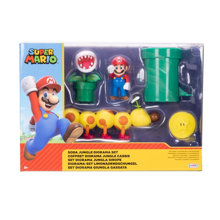 JAKKS Pacific Super Mario 2,5 tommers diorama-sett Soda Jungle i gruppen LEKER, BARN OG BABY / Leker / Figurer, miniatyrer og tilbehør hos TP E-commerce Nordic AB (C82064)