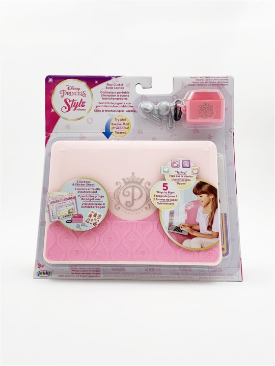 JAKKS Pacific Disney Princess Style Collection Play Laptop i gruppen LEKER, BARN OG BABY / Leker / Lite hjem & rollespill hos TP E-commerce Nordic AB (C82069)