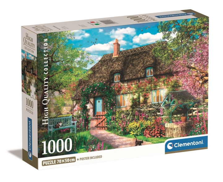 Clementoni 1000 stk CB Collection av høy kvalitet The Old Cottage i gruppen SPORT, FRITID & HOBBY / Hobby / Puslespill hos TP E-commerce Nordic AB (C82104)