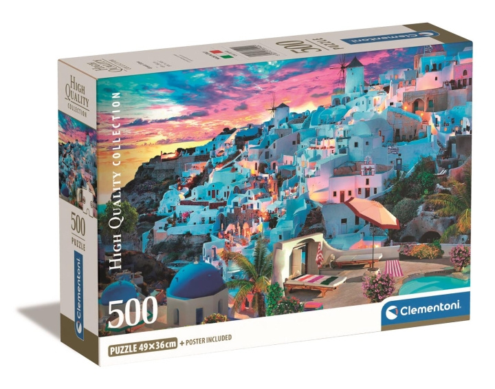 Clementoni 500 stk CB-kolleksjon av høy kvalitet Hellas View i gruppen LEKER, BARN OG BABY / Leker / Barnas puslespill hos TP E-commerce Nordic AB (C82117)