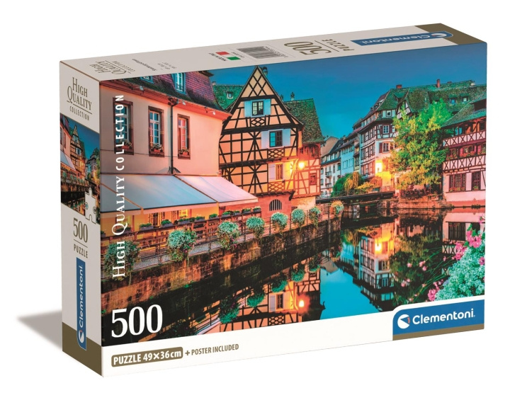 Clementoni 500 stk CB Collection Strasbourg Gamlebyen av høy kvalitet i gruppen LEKER, BARN OG BABY / Leker / Barnas puslespill hos TP E-commerce Nordic AB (C82119)