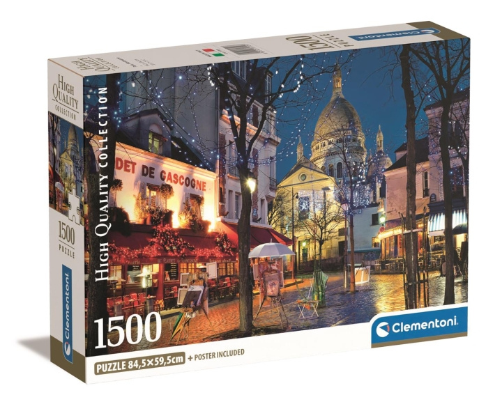 Clementoni 1500 stk CB Collection Paris Montmartre av høy kvalitet i gruppen SPORT, FRITID & HOBBY / Hobby / Puslespill hos TP E-commerce Nordic AB (C82122)