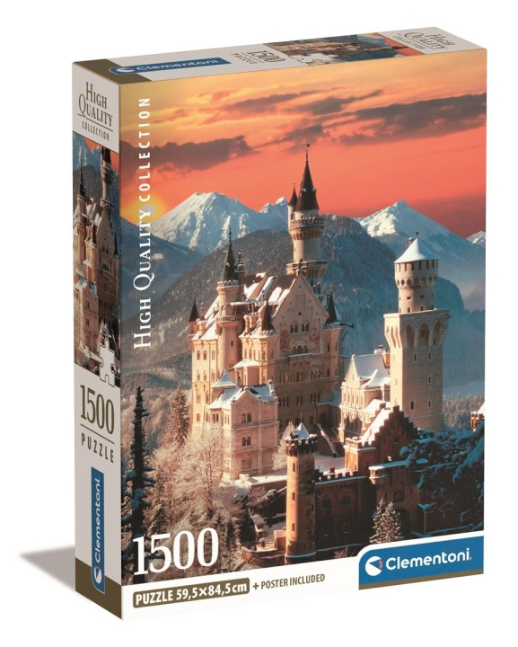 Clementoni 1500 stk CB Collection Neuschwanstein av høy kvalitet i gruppen SPORT, FRITID & HOBBY / Hobby / Puslespill hos TP E-commerce Nordic AB (C82125)