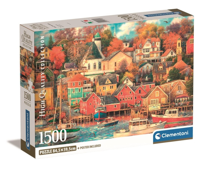Clementoni 1500 stk CB høykvalitets kolleksjon Good Times Harbor i gruppen SPORT, FRITID & HOBBY / Hobby / Puslespill hos TP E-commerce Nordic AB (C82130)