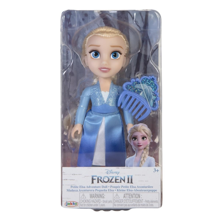 JAKKS Pacific Disney Frozen 6 tommers liten dukke med kam Eventyr Elsa i gruppen LEKER, BARN OG BABY / Leker / Dukker & tilbehør hos TP E-commerce Nordic AB (C82136)