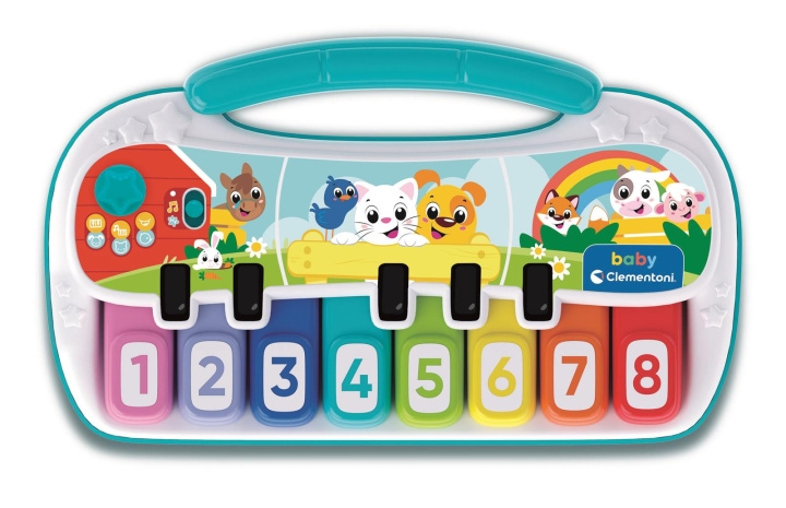 Clementoni Animal Piano i gruppen LEKER, BARN OG BABY / Musikk, sang og bilde / Instrumenter hos TP E-commerce Nordic AB (C82144)