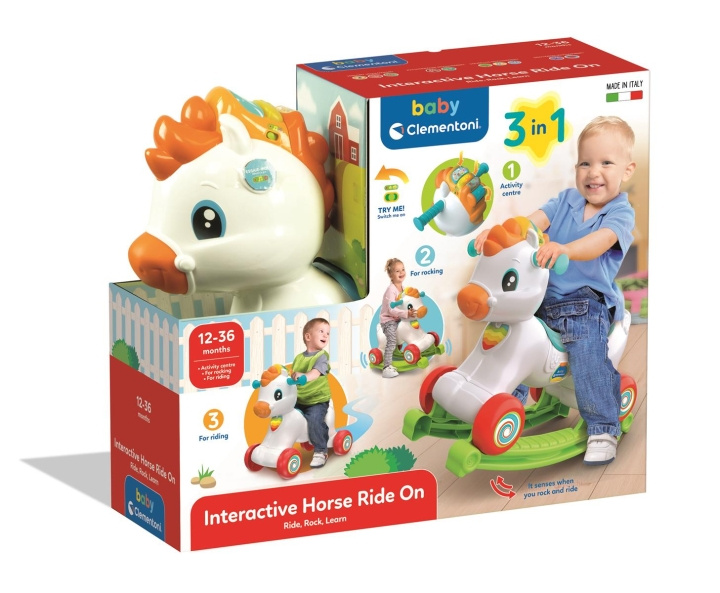 Clementoni Ride On 3 i 1-hest i gruppen LEKER, BARN OG BABY / Leker / Lekebiler hos TP E-commerce Nordic AB (C82173)