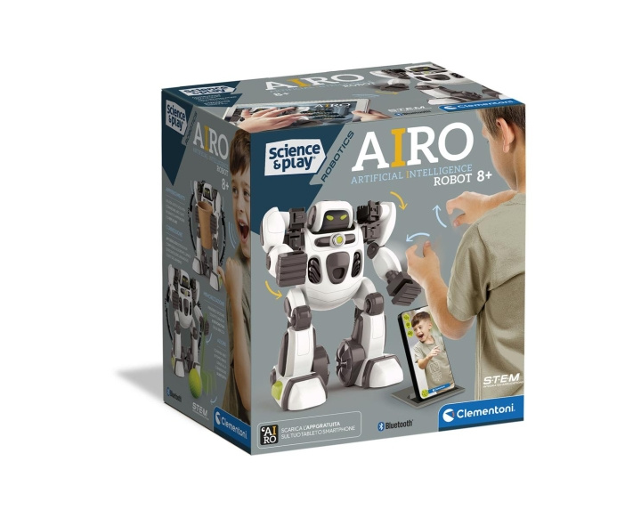 Clementoni AiRo Robot med kunstig intelligens i gruppen LEKER, BARN OG BABY / Leker / Elektronikk og media / Interaktive leker hos TP E-commerce Nordic AB (C82177)