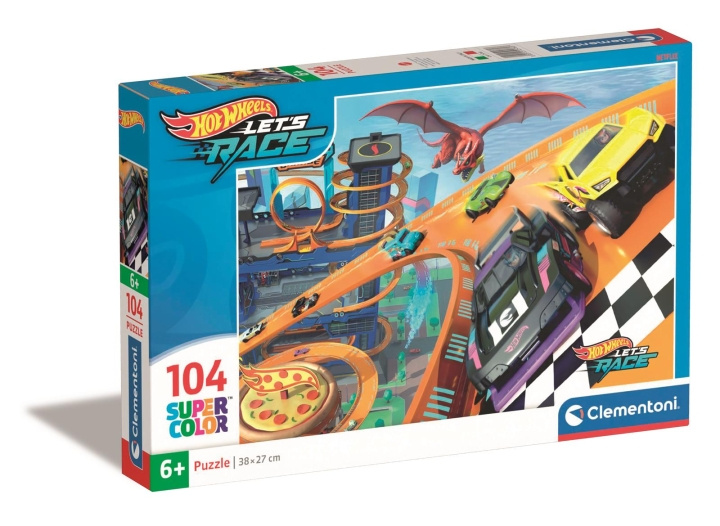 Clementoni 104 stk Puslespill barn Hotwheels i gruppen LEKER, BARN OG BABY / Leker / Barnas puslespill hos TP E-commerce Nordic AB (C82216)