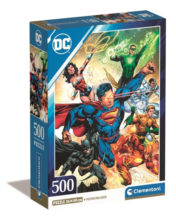 Clementoni 500 stk CB Collection DC Comics av høy kvalitet i gruppen LEKER, BARN OG BABY / Leker / Barnas puslespill hos TP E-commerce Nordic AB (C82218)