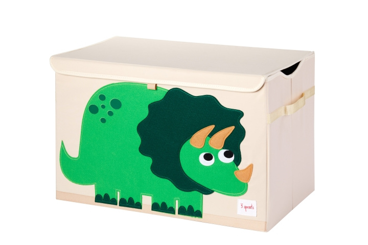 3 Sprouts Leketøyskiste - Grønn Dino i gruppen LEKER, BARN OG BABY / Barnerom / Lagring hos TP E-commerce Nordic AB (C82333)