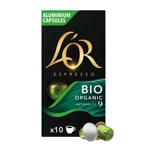 Philips L\'Or L\'OR Kapsler - Økologiske - Kaffekapsler - 10 stk - S i gruppen HJEM, HUS OG HAGE / Husholdningsapparater / Kaffe og espresso / Kaffekapsler hos TP E-commerce Nordic AB (C82514)