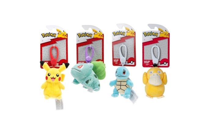 Pokémon POKEMON - PLYSJ CLIP ON W9 ASS (95177-9) i gruppen LEKER, BARN OG BABY / Leker / Figurer, miniatyrer og tilbehør hos TP E-commerce Nordic AB (C82621)