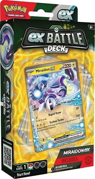 Pokémon Pokemon - Battle Deck EX - Miraidon (POK85754) i gruppen LEKER, BARN OG BABY / Spill / Kortspill hos TP E-commerce Nordic AB (C82678)