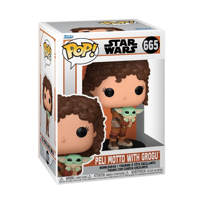 Funko Pop! - Vinyl Mandalorianer - Peli Motto m/Grogu (76552) i gruppen LEKER, BARN OG BABY / Leker / Figurer, miniatyrer og tilbehør hos TP E-commerce Nordic AB (C82733)