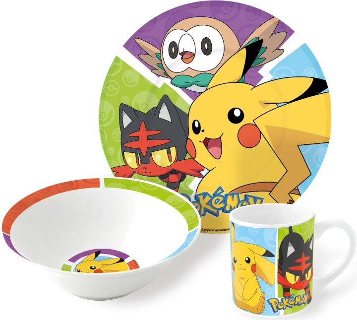 Pokémon Pokémon Large - Keramisk gaveeske med 3 deler - (36965) i gruppen LEKER, BARN OG BABY / Spise & drikke / Barneserviser hos TP E-commerce Nordic AB (C82777)