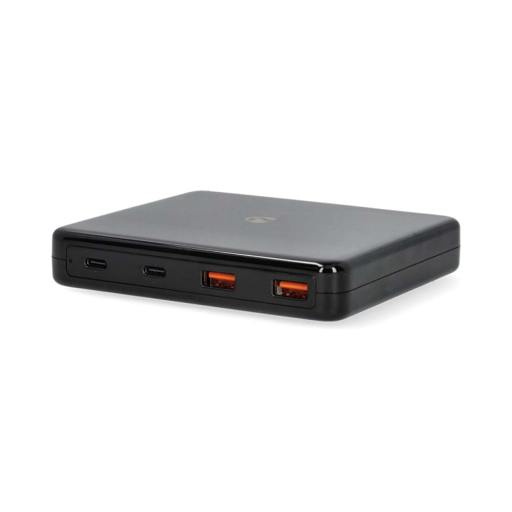 Nedis Bordlader | 65 W | GaN | 1.5 / 2.0 / 2.5 / 3.0 / 3.25 A A | Antall utganger: 4 | USB-A / USB-C™ | Euro | 1.50 m | Automatisk Spenning Utvalg i gruppen SMARTTELEFON & NETTBRETT / Ladere og Kabler / Vegglader / Vegglader USB hos TP E-commerce Nordic AB (C82809)