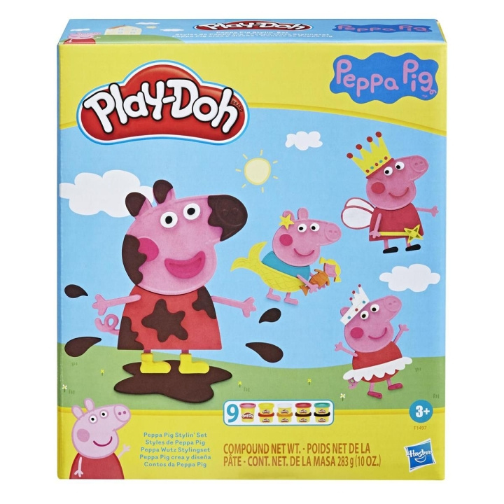 Play-Doh Peppa Pig Playset Stylin\' Set i gruppen LEKER, BARN OG BABY / Leker / Lek leire, lek sand og tilbehør hos TP E-commerce Nordic AB (C83234)