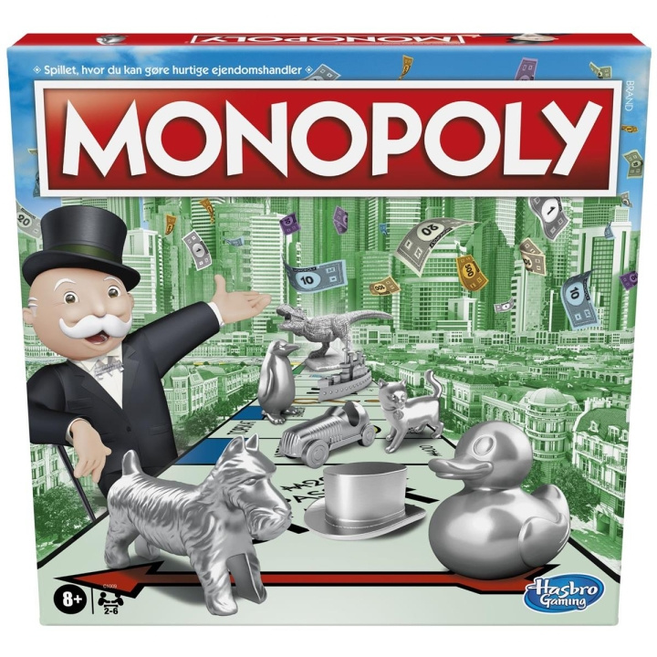 Hasbro Monopol Classic (DK) i gruppen LEKER, BARN OG BABY / Spill / Brettspill hos TP E-commerce Nordic AB (C83238)