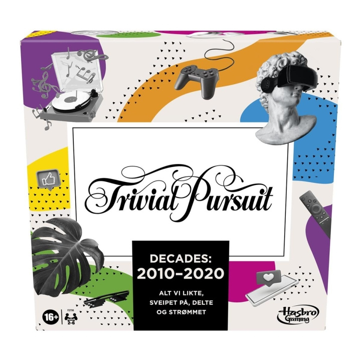 Hasbro Trivial Pursuit Decades: 2010-2020 (NO) i gruppen LEKER, BARN OG BABY / Spill / Brettspill hos TP E-commerce Nordic AB (C83240)