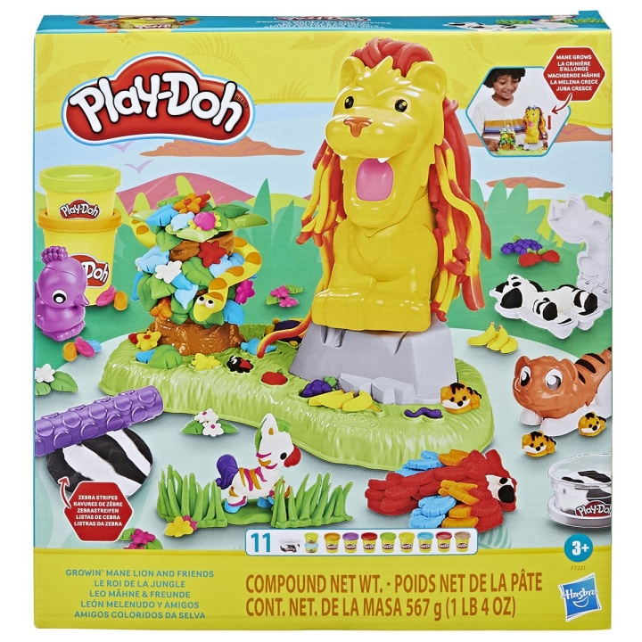 Play-Doh lekesett Grown Mane Lion og venner i gruppen LEKER, BARN OG BABY / Leker / Lek leire, lek sand og tilbehør hos TP E-commerce Nordic AB (C83342)