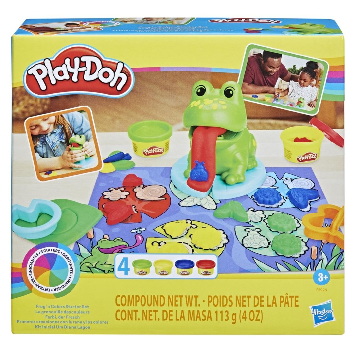 Play-Doh Starters lekesett Frog \'n Colors i gruppen LEKER, BARN OG BABY / Leker / Lek leire, lek sand og tilbehør hos TP E-commerce Nordic AB (C83346)