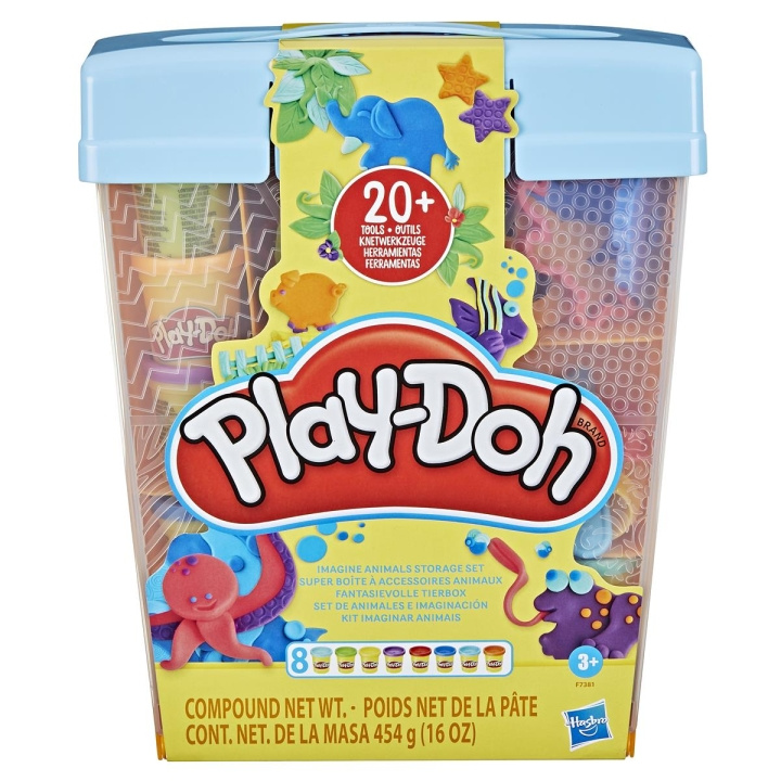 Play-Doh Playset Imagine Animals Oppbevaringssett i gruppen LEKER, BARN OG BABY / Leker / Lek leire, lek sand og tilbehør hos TP E-commerce Nordic AB (C83367)