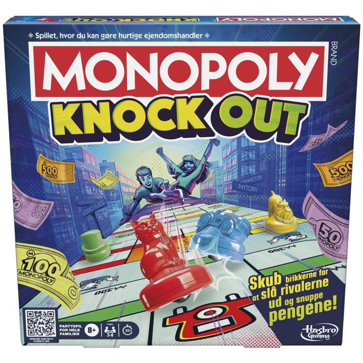 Hasbro Monopol Knockout (DK) i gruppen LEKER, BARN OG BABY / Spill / Brettspill hos TP E-commerce Nordic AB (C83452)