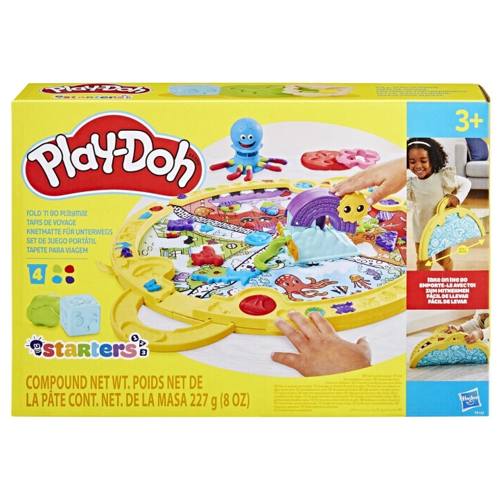 Play-Doh Starters lekesett Fold and Go Playmat i gruppen LEKER, BARN OG BABY / Leker / Lek leire, lek sand og tilbehør hos TP E-commerce Nordic AB (C83479)