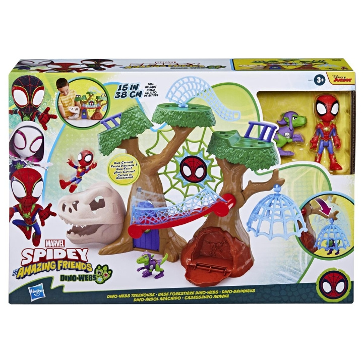 Spidey og hans fantastiske venner-lekesett Dino Webs Treehouse i gruppen LEKER, BARN OG BABY / Leker / Lekesett hos TP E-commerce Nordic AB (C83482)