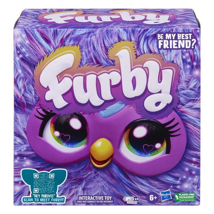 Hasbro Furby interaktivt plysj leketøy lilla (EN) i gruppen LEKER, BARN OG BABY / Leker / Elektronikk og media / Interaktive leker hos TP E-commerce Nordic AB (C83501)