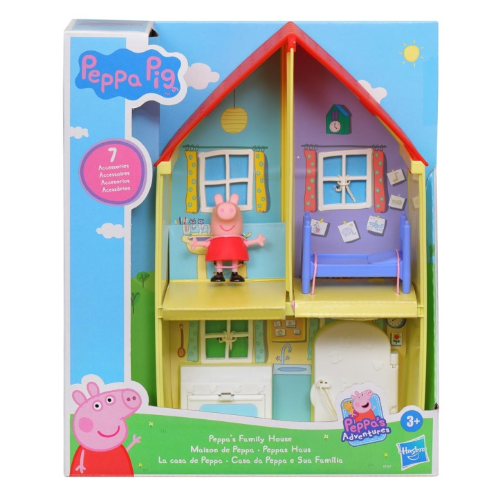 Hasbro Peppa Pig Peppas familiehus lekesett i gruppen LEKER, BARN OG BABY / Leker / Dukker & tilbehør hos TP E-commerce Nordic AB (C83520)