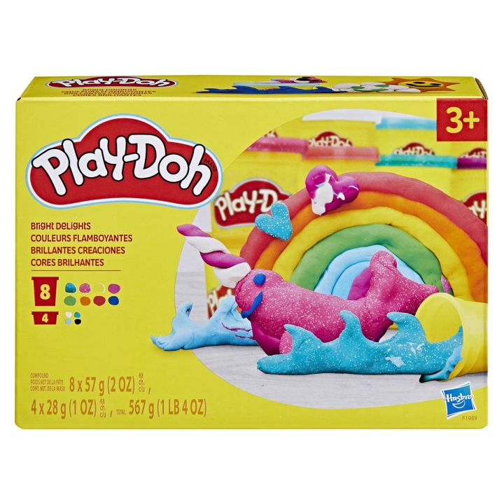 Play-Doh Compound Bright Delights flerfarget pakke i gruppen LEKER, BARN OG BABY / Leker / Lek leire, lek sand og tilbehør hos TP E-commerce Nordic AB (C83529)