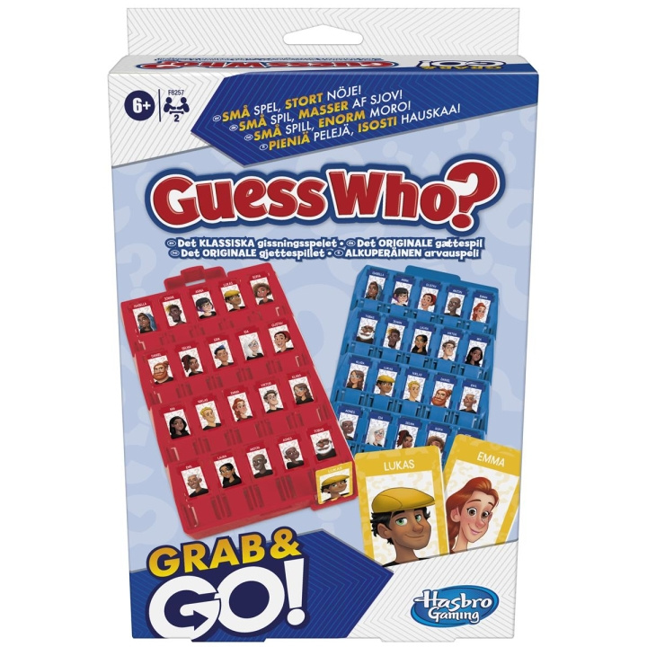 Hasbro Grab & Go Guess Who i gruppen LEKER, BARN OG BABY / Spill / Brettspill hos TP E-commerce Nordic AB (C83534)
