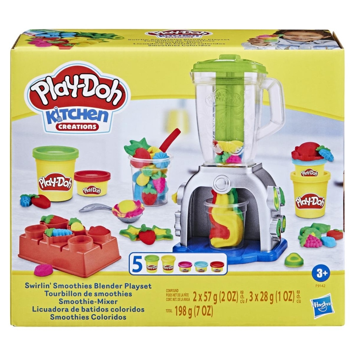 Play-Doh Kitchen Creations lekesett Swirlin Smoothies Blender i gruppen LEKER, BARN OG BABY / Leker / Lek leire, lek sand og tilbehør hos TP E-commerce Nordic AB (C83543)