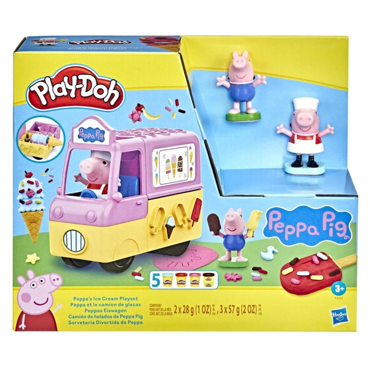 Play-Doh Peppa Pig-lekesett Peppas iskrem-lekesett i gruppen LEKER, BARN OG BABY / Leker / Lek leire, lek sand og tilbehør hos TP E-commerce Nordic AB (C83547)