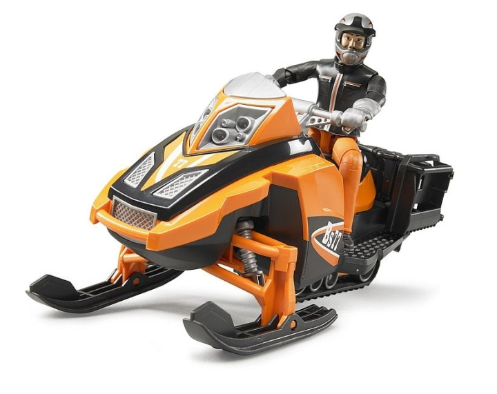 Bruder Snømobil med fører og tilbehør (63101) i gruppen LEKER, BARN OG BABY / Leker / Lekebiler hos TP E-commerce Nordic AB (C83593)