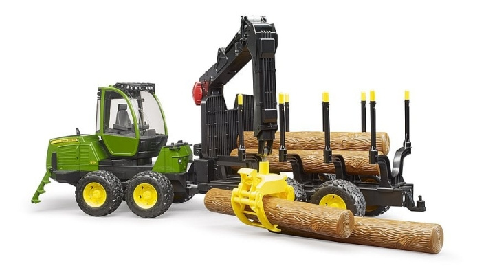 Bruder John Deere - Skuter skogsmaskin (02133) i gruppen LEKER, BARN OG BABY / Leker / Lekebiler hos TP E-commerce Nordic AB (C83636)