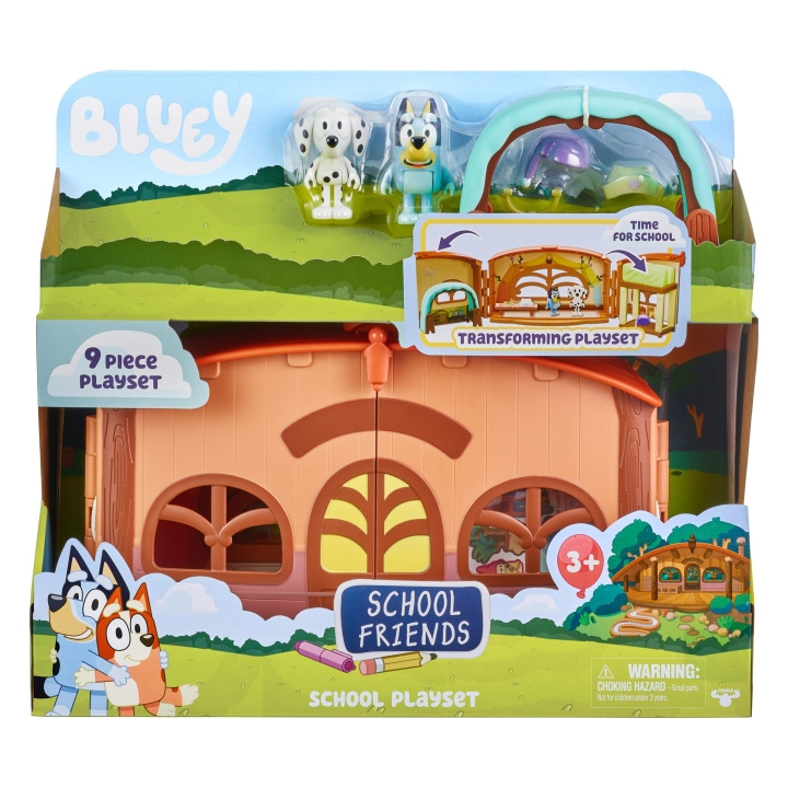 BLUEY Skolevenner Tema Skolesett (90175) i gruppen LEKER, BARN OG BABY / Leker / Lekesett hos TP E-commerce Nordic AB (C83643)