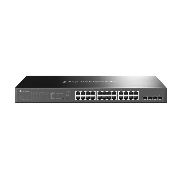 TP-Link JetStream 24-porters 10/100 Mbps + 4-porters Gigabit Smart Switch med 24-porters PoE+ i gruppen Datautstyr / Nettverk / Switcher hos TP E-commerce Nordic AB (C83828)