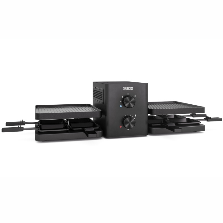 Princess Raclette Purify 162660 Røykfri 2X20X23cm Keramikk i gruppen HJEM, HUS OG HAGE / Husholdningsapparater / Brødristere og toastjern / Bordgriller & Raclette hos TP E-commerce Nordic AB (C84276)