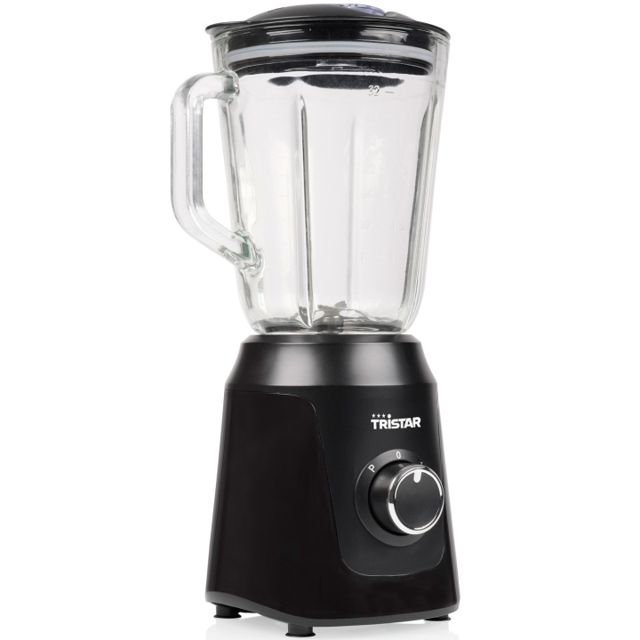 Tristar Blender BL-4482 1L Glaskanne 350W pulsfunksjon i gruppen HJEM, HUS OG HAGE / Husholdningsapparater / Matprosessorer og kjøkkenassistenter / Miksere og blendere hos TP E-commerce Nordic AB (C84289)