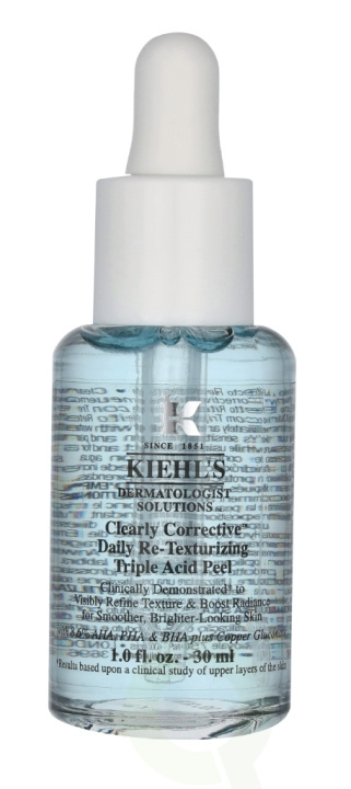 Kiehl\'s Clearly Corrective Daily Re-Texturizing Triple Acid 30 ml i gruppen HELSE OG SKJØNNHET / Hudpleie / Ansikt / Skrubb/peeling hos TP E-commerce Nordic AB (C84349)