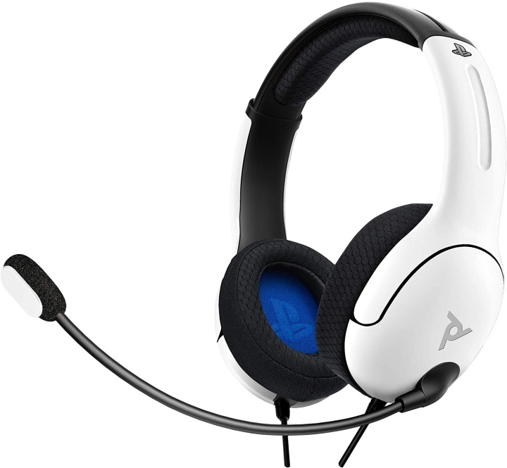 PDP Gaming LVL40 Wired Stereo Headset for PS4 og Playstation 5 Hvit i gruppen Elektronikk / TV-spill & tilbehør / Xbox Series X / Tilbehør hos TP E-commerce Nordic AB (C84594)