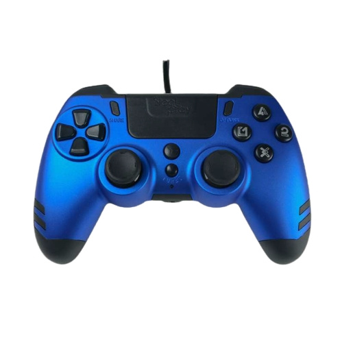 Steelplay MetalTech kablet kontroller - BLÅ i gruppen Elektronikk / TV-spill & tilbehør / Sony PlayStation 4 / Tilbehør hos TP E-commerce Nordic AB (C84642)